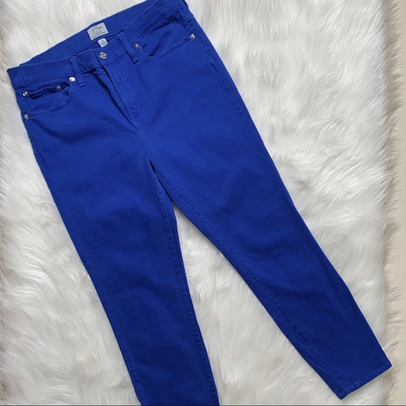 SOLD-J Crew High Rise Crop Skinny Jeans - Picture 2 of 7